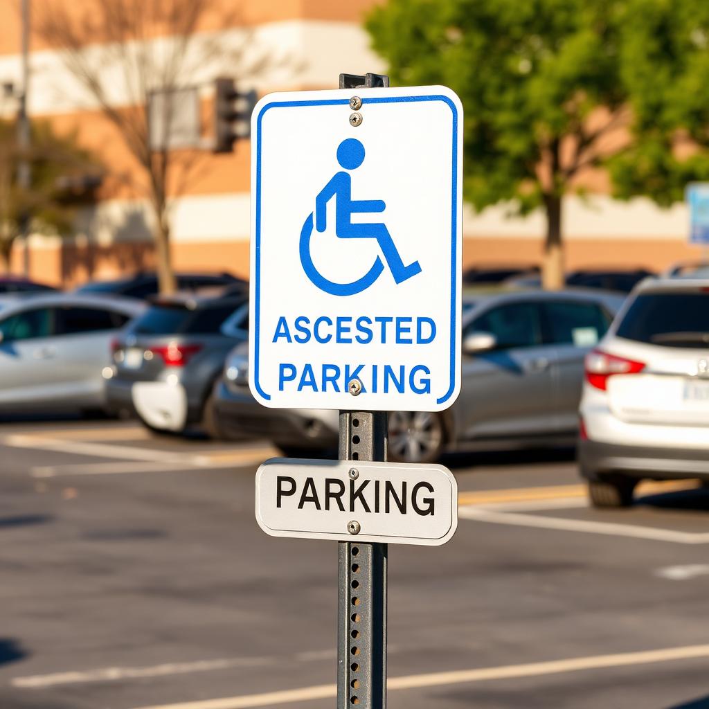 ADA Parking & Van Accessible Signs produced by A1 Signs & Graphics