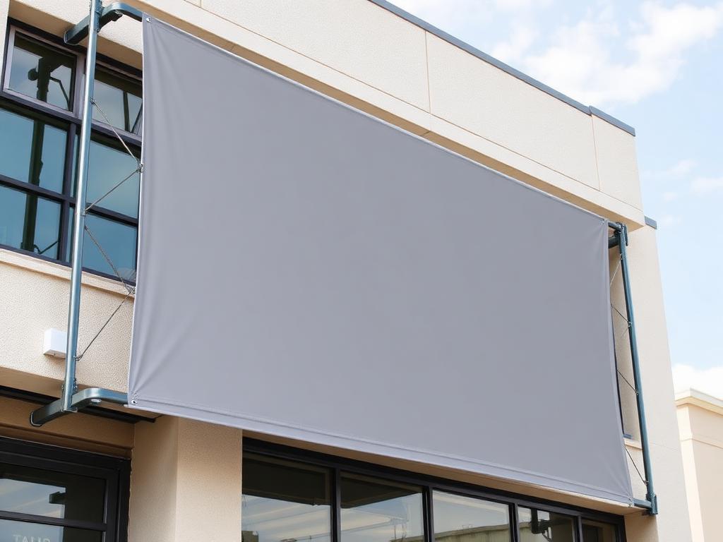 Large Format Mesh Banners produced by A1 Signs & Graphics