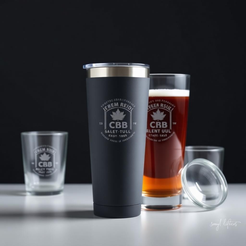 10oz Insulated Lowball Tumblers produced by A1 Signs & Graphics