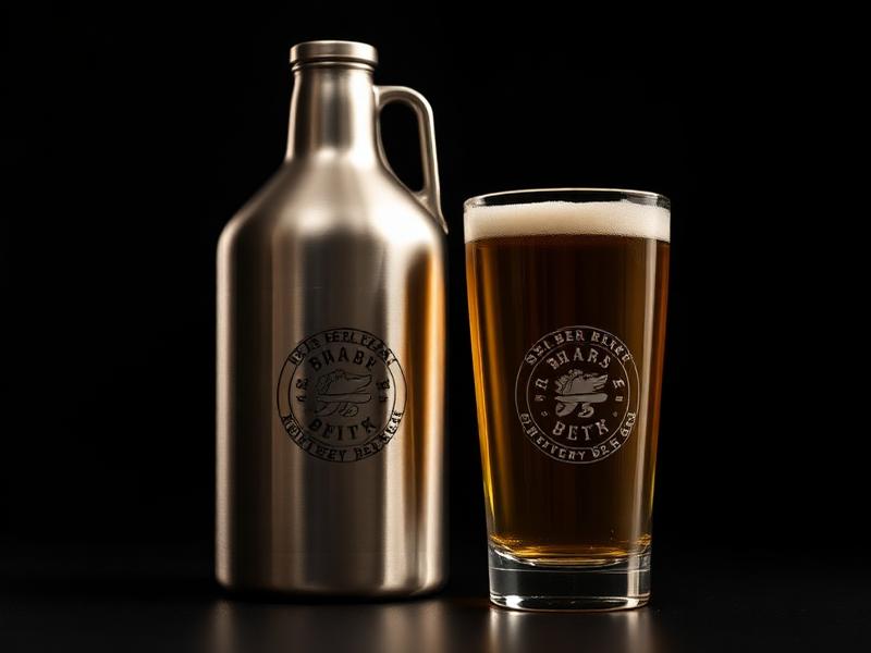 64oz Insulated Growler Bottles produced by A1 Signs & Graphics