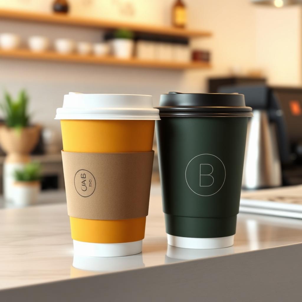 Compostable Cold Cups produced by A1 Signs & Graphics
