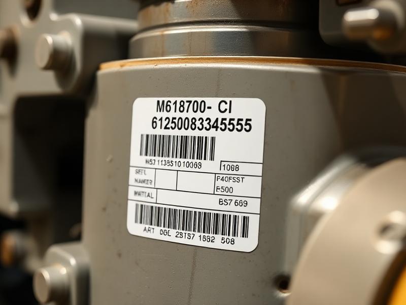 Equipment Labels produced by A1 Signs & Graphics
