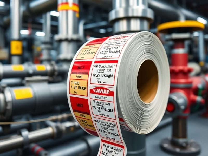 Industrial Labels produced by A1 Signs & Graphics