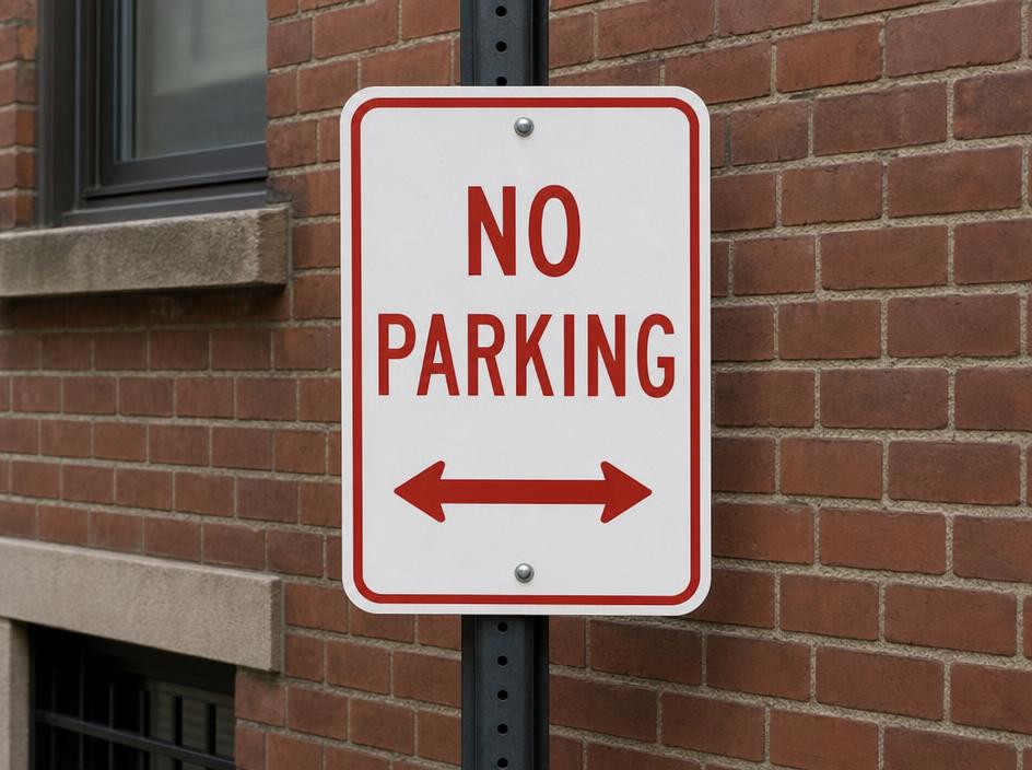 No Parking Signs produced by A1 Signs & Graphics
