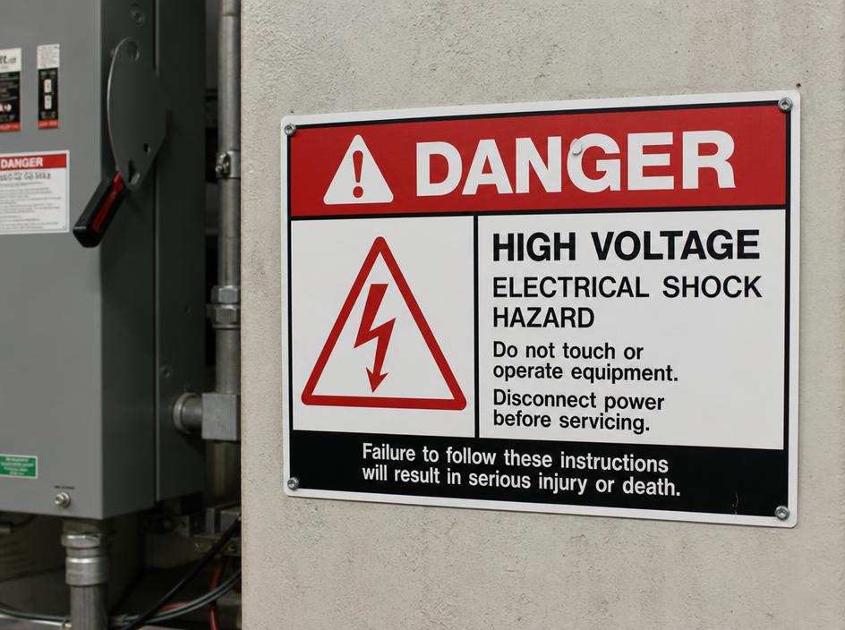 OSHA Style Signs produced by A1 Signs & Graphics
