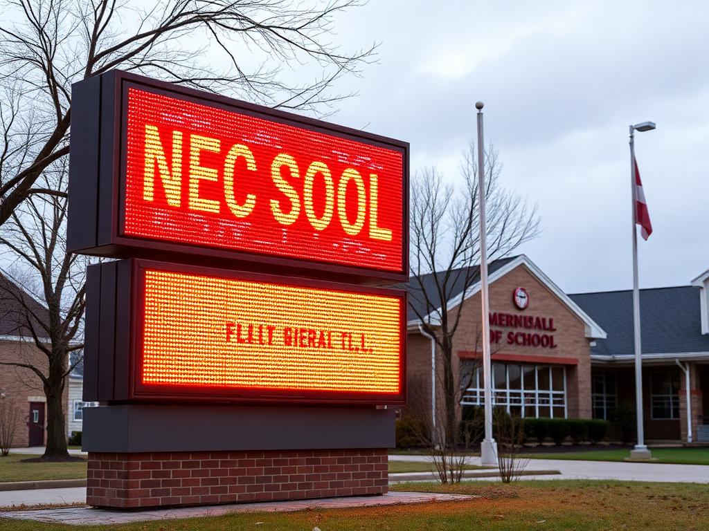 LED Message Center Scoreboards produced by A1 Signs & Graphics