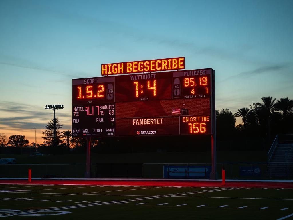 Baseball & Softball Scoreboards produced by A1 Signs & Graphics