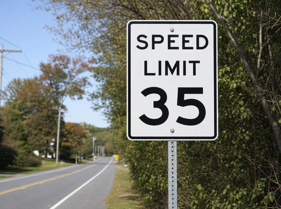 Speed Limit Signs produced by A1 Signs & Graphics