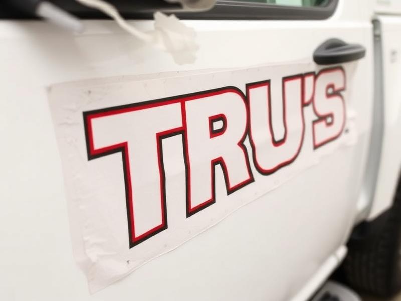 Vehicle Lettering produced by A1 Signs & Graphics
