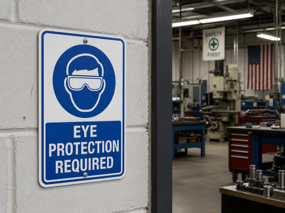Workplace Safety Signs produced by A1 Signs & Graphics